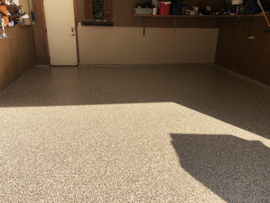 Amazing Garage Floor Complete! Yet another shot!