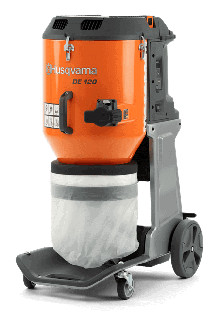 Husqvarna DE 120 Dust Extractor Vacuum - Amazing Garage Floors